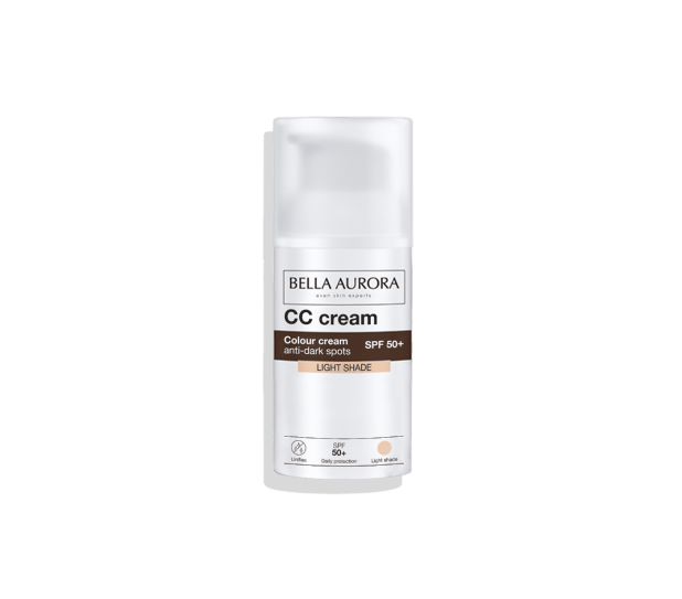 CC Cream Farbcreme gegen Pigmentflecken, heller Ton, SPF50+ main product photo