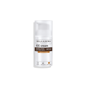 CC Cream Farbcreme gegen Pigmentflecken, mittlerer Ton, SPF50+