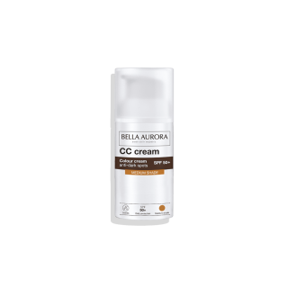 CC Cream Farbcreme gegen Pigmentflecken, mittlerer Ton, SPF50+